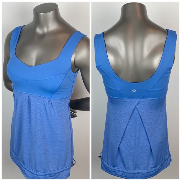 lululemon athletica Tops - Lululemon | Heathered Porcelaine Run: Tame Me Tank